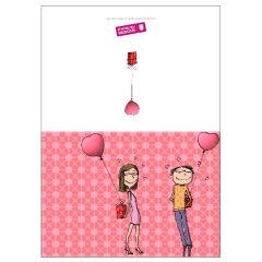 Personalisierbare Grußkarte IN LOVE