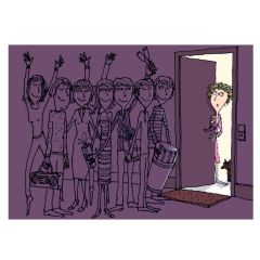 Postkarte HOUSEWARMING