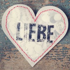 Konfettiherz LIEBE