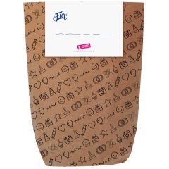 Mitgebseltüte OHNE DICH - blau - zum selber Befüllen